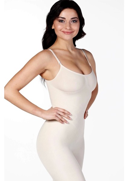 Premium Vücut Şekillendirici Kaymaz Toparlayıcı Tam Boy Omuz Ayarlanabilen Hayalet Korse fiyatları