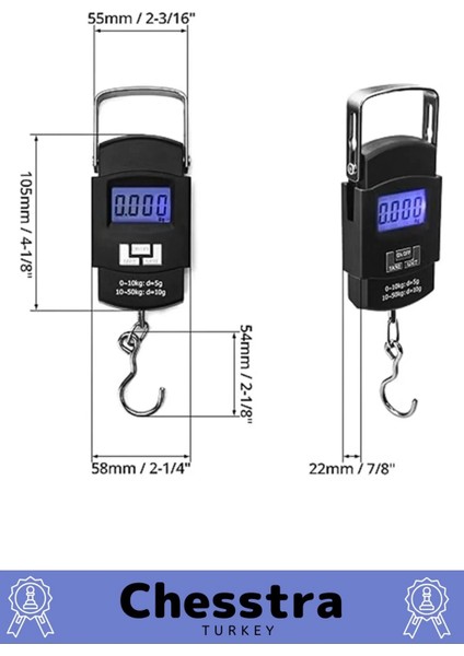 LCD Ekran Seyahat Bavul Ağırlık El Terazi Dijital Çok Amaçlı Taşınabilir Askılı Pilli Bagaj Tartısı fiyatları