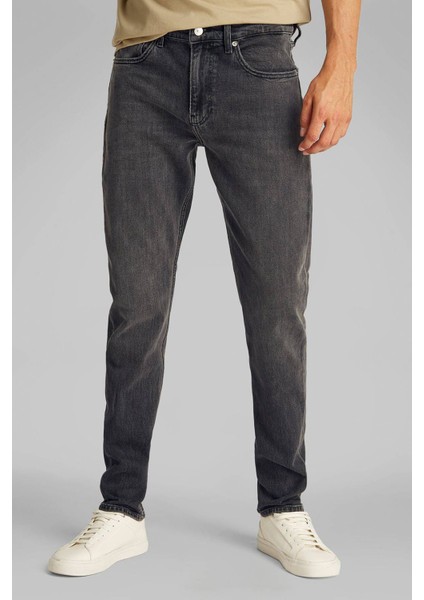 Erkek Ck Slim Tapper Jeans - Siyah