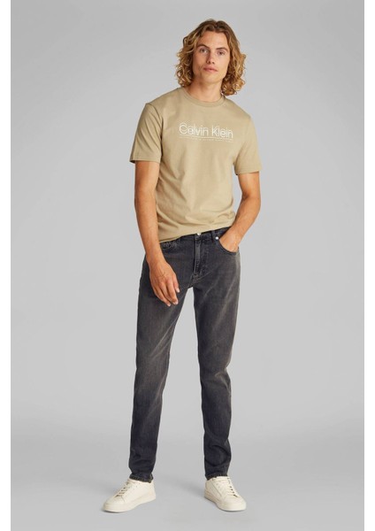 Erkek Ck Slim Tapper Jeans - Siyah fiyatları
