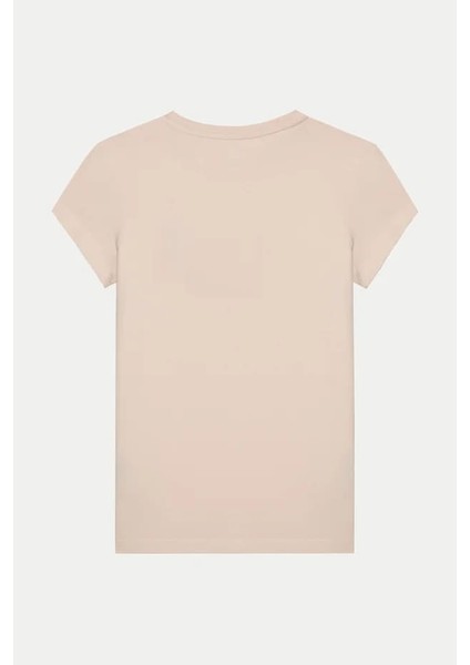 Kız Çocuk Ck Küçük Çiçek Logo T-Shirt - Açık Pembe fiyatları