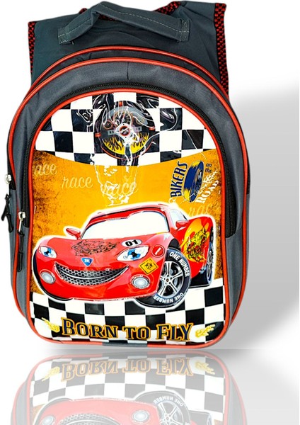 Cars Erkek Çocuk Ilkokul Işıklı Okul Sırt Çantası + Beslenme Çantası modelleri