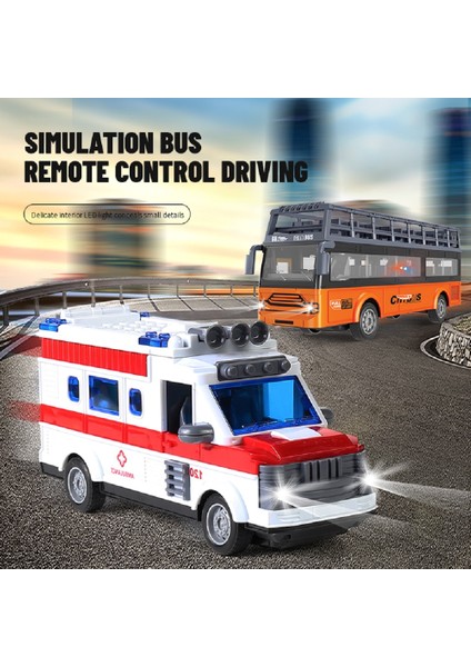 1:30 Rc Araba Uzaktan Kumanda Ambulans Araba Modeli Boys Için Okul Otobüsü Turist Gezi Otobüs Şehir Otobüsü Elektrikli Araba Çocuk Oyuncakları Hediye (Yurt Dışından) fiyatları