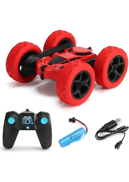 Rc Dublör Araba Çocuklar Çift Taraflı Çevirme Uzaktan Kumandalı Arabalar 2.4g Yüksek Hızlı 360° ° Rotasyon Drift Otomatik Oyuncaklar Erkek Kız Için Hediyeler (Yurt Dışından)