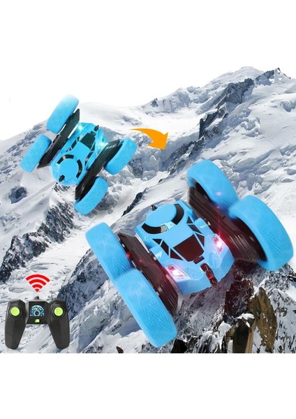 Rc Dublör Araba Çocuklar Çift Taraflı Çevirme Uzaktan Kumandalı Arabalar 2.4g Yüksek Hızlı 360° ° Rotasyon Drift Otomatik Oyuncaklar Erkek Kız Için Hediyeler (Yurt Dışından)