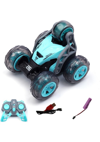 Rc Arabalar 360 Döner Dublör Araba 5 Tekerlek Damperli Kamyon Araba Yüksek Hız Tırmanma Buggy Eletric Araç Uzaktan Kumanda Araba Oyuncak 2.4g Hediyeler (Yurt Dışından)