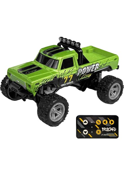 1/64 Off-Road Canavar Kamyon 2.4 Ghz Uzaktan Kumandalı Kamyon Elektrikli Araç Oyuncak Çocuklar Için Noel Doğum Günü Hediyesi (Yurt Dışından)