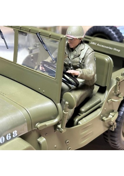 Jjrc C8815 Parçaları Rc Araba 1941 Jeep Wıllys 2.4g 4WD Rtr Paletli Tırmanma Ölçeği Askeri Kamyon Offroad Araç Oyuncak Çocuklar Için Hediye (Yurt Dışından) modelleri