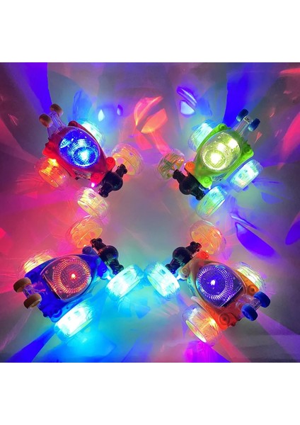 Rc Araba Haddeleme Dublör Araba Sürüklenme Uzaktan Kumanda Araba 360 ° Yuvarlanan Elektrikli Oyuncak Serin Müzik Off-Road Araç Robot Oyuncaklar Boy Çocuk (Yurt Dışından)