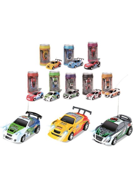 Sıcak Satış 8 Stil Kola Kutusunda Oyuncak Araba 1/63 Mini Drift Rc LED Işık Radyo Uzaktan Kumanda Mikro Yarış Araba Çocuk Masaüstü Oyuncaklar Hediyeler (Yurt Dışından)
