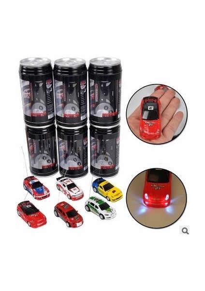 Sıcak Satış 8 Stil Kola Kutusunda Oyuncak Araba 1/63 Mini Drift Rc LED Işık Radyo Uzaktan Kumanda Mikro Yarış Araba Çocuk Masaüstü Oyuncaklar Hediyeler (Yurt Dışından)