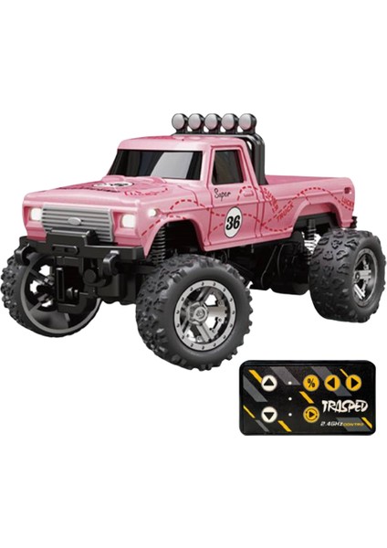 1/64 Off-Road Canavar Kamyon 2.4 Ghz Uzaktan Kumandalı Kamyon Elektrikli Araç Oyuncak Çocuklar Için Noel Doğum Günü Hediyesi (Yurt Dışından)
