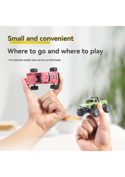 1/64 Off-Road Canavar Kamyon 2.4 Ghz Uzaktan Kumandalı Kamyon Elektrikli Araç Oyuncak Çocuklar Için Noel Doğum Günü Hediyesi (Yurt Dışından) fırsatları