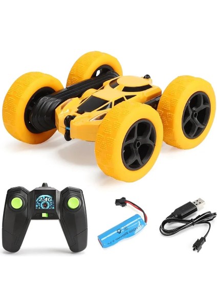 Rc Dublör Araba Çocuk Çift Taraflı Çevirme 2.4g Uzaktan Kumanda 360 Dere Rotasyon Off Road Drift Rc Araba Çocuklar Yetişkinler Için Hediyeler Erkek (Yurt Dışından)