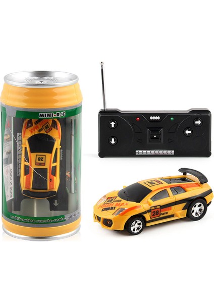Kola Kutusu Uzaktan Kumandalı Yarış Aracı Pille Çalışan Plastik Rc Araba Modeli LED Işıkları Araba Modeli Ikatlar ile Noel Hediyesi (Yurt Dışından)