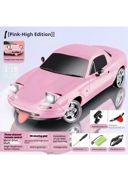 Uzaktan Kumandalı Rc Arabalar Yeni1:18 Mx5 Drift Araba Profesyonel Rc Uzaktan Kumanda Araba Elektrikli Oyuncak Yarış Çocuk Hediye Kırmızı (Yurt Dışından) fırsatları