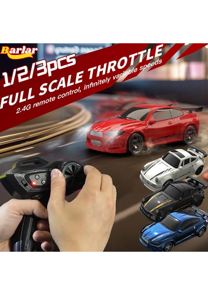 1:64 Yüksek Hızlı Rc Drift Araç Arabalar Ng 4WD Uzaktan Kumanda Araba Yarışı Hediye Yarışması Yarış Arabası Erkek Doğum Günü Oyuncak 1/2/3 Adet (Yurt Dışından)