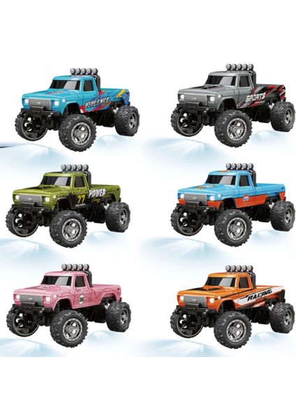 Rc Off-Road Canavar Kamyon 1/64 Uzaktan Kumanda Mini Tırmanma Araba Alaşım Modeli 2.4g Uzaktan Kumanda Elektrikli Oyuncak Off-Road Araç (Yurt Dışından) modelleri