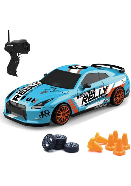 2.4g High Speed Drift Rc Car 4WD Toy Remote Control AE86 Model Gtr Vehicle Racing Cars Toy For Children Christmas Gifts Boy Girl (Yurt Dışından)