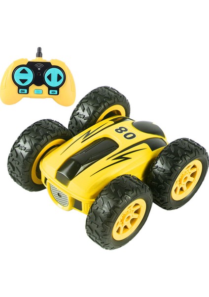 2.4g Mini Rc Araba Yüksek Hızlı Çift Taraflı Sürüklenme Dublör 360 Derece Damperli Kamyon Işık Bomba 4WD Sürücü Atlama Çocuk Oyuncakları (Yurt Dışından)