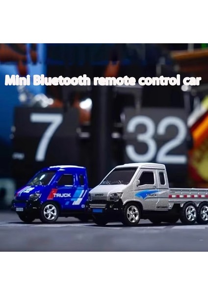 1:64 Mini Alaşım Rc Araba Masaüstü Uzaktan Kumanda Araba Oyuncak Çift Kontrol Modu Bluetooth Uzaktan Kumanda Cep Uzaktan Kumanda Araba (Yurt Dışından)