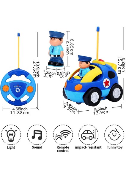 Bebekler Için Uzaktan Kumanda Arabalar Erkek Kız Yürümeye Başlayan Rc Çocuklar Için Oyuncak Arabalar Hediyeler Bebek Uzaktan Kumanda Oyuncak Arabalar Yarış Arabası Polis Arabası (Yurt Dışından) modelleri