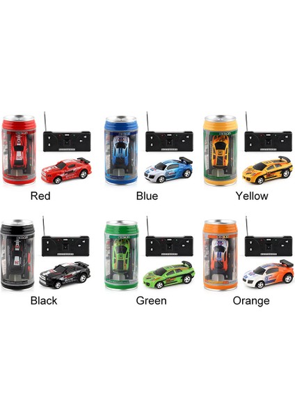 Kola Kutusunda Oyuncak Araba Uzaktan Kumanda Yarış Araç Aküsü Işletilen Mini Rc Araba LED Işıkları Rc Yarış Drift Araba ile Roadblocks Çocuklar Için Boys (Yurt Dışından) modelleri