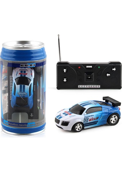 Kola Kutusunda Oyuncak Araba Uzaktan Kumanda Yarış Araç Aküsü Işletilen Mini Rc Araba LED Işıkları Rc Yarış Drift Araba ile Roadblocks Çocuklar Için Boys (Yurt Dışından) fırsatları