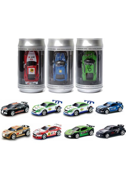 1/58 Mini Can Araba Uzaktan Radyo Kontrol Mini Yarış Rc Araba 27MHZ/40MHZ (Yurt Dışından)