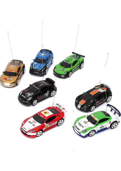 1/58 Mini Can Araba Uzaktan Radyo Kontrol Mini Yarış Rc Araba 27MHZ/40MHZ (Yurt Dışından)