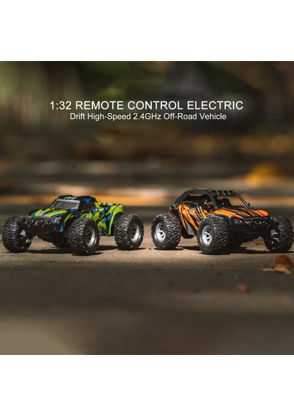 Rc Araba 1:32 Scale Uzaktan Kumandalı Kamyon 20 Km/s Yüksek Hızlı Canavar Kamyon Kızak Lastikleri Paletli Oyuncak Tüm Arazi Gerçek Yarış Simülasyonu (Yurt Dışından) modelleri