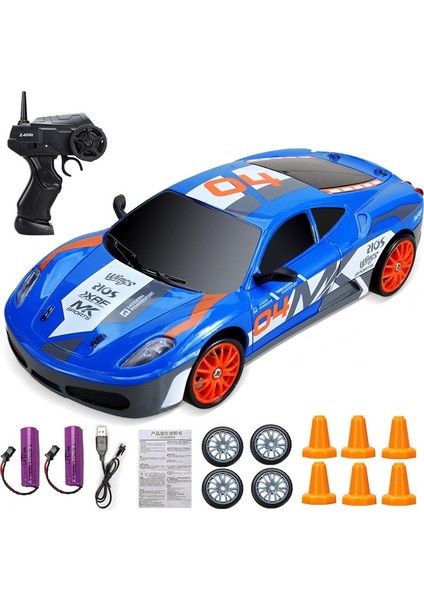 2.4g Yüksek Hızlı Drift Rc Araba 4WD Oyuncak Uzaktan Kumanda AE86 Modeli Gtr Araç Araba Rc Yarış Arabaları Oyuncak Çocuklar Için Noel Hediyeleri (Yurt Dışından)