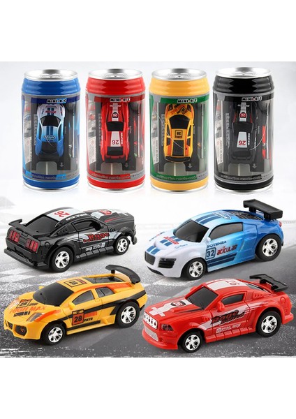 Kola Kutusu Uzaktan Kumanda Araba Pil Kumandalı Uzaktan Kumanda Yarış Aracı LED Işıkları Mini Rc Araba Barikatlar ile Noel Hediyesi (Yurt Dışından) modelleri