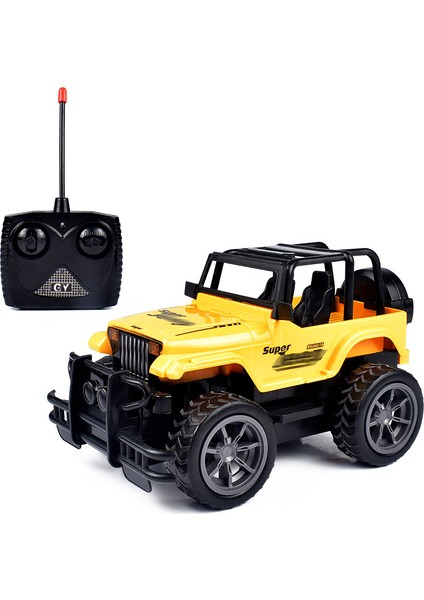 1:24 Uzaktan Kumandalı Arazi Aracı Işıkları Jeep Modeli Dört Yönlü Uzaktan Kumanda Araba Çocuk Oyuncak (Yurt Dışından)