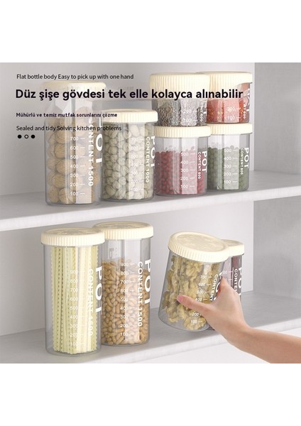 1500 ml Ev Mutfak Yeni Döner Sızdırmaz Sızdırmaz Kavanoz (Yurt Dışından) fırsatları