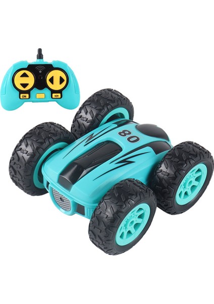 2.4g Mini Rc Araba Yüksek Hızlı Çift Taraflı Sürüklenme Dublör 360 Derece Damperli Kamyon Işık Bomba 4WD Sürücü Atlama Çocuk Oyuncakları (Yurt Dışından)