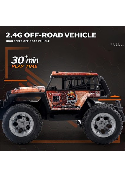 Çocuklar Uzaktan Kumanda Araba Şarj Edilebilir Uzaktan Kumanda Off-Road Araba ile LED Işık Çocuklar Için 2.4ghz Rc Kamyon ile 4 Için Toddlers (Yurt Dışından) fiyatları