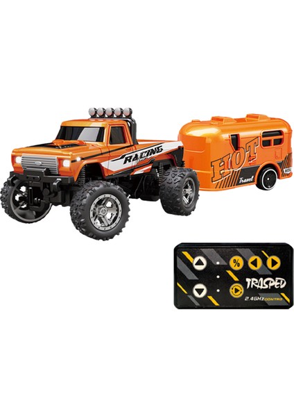 Mini Rc Canavar Kamyon 1:64 Ölçekli Mini Off-Road Tırmanma Araba 2.4 Ghz Uzaktan Kumanda Ayarlanabilir Hız/direksiyon Çocuk Oyuncağı Hediye (Yurt Dışından)