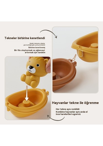 Çocuk Banyosu Istiflenebilir Duba Banyo Parmak Takımı Oyuncak (Yurt Dışından)