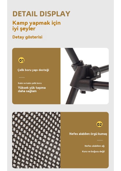 Açık Oyun Kamp Katlanabilir Taşınabilir Rahat Plaj Sandalyesi (Yurt Dışından)