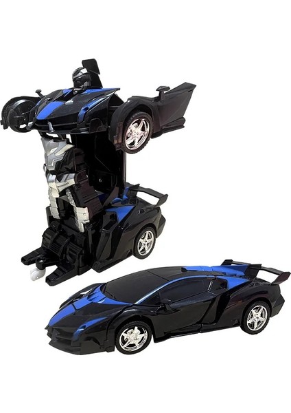 Uzaktan Kumandalı Robot Araba Modeli Boys Için Tek Dokunuşla Dönüşen Araba Yarışı Simülasyon Plastik Malzeme Çocuk Oyuncak (Yurt Dışından)