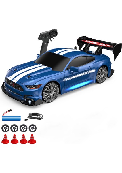 1:24 Yüksek Hızlı Rc Drift Araç Arabalar Ng 4WD Uzaktan Kumanda Araba Yarışı Hediye Yarışması Yarış Arabası Erkek Oyuncak Değiştirilebilir Lastik (Yurt Dışından)