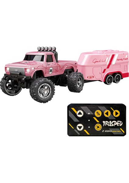 Mini Rc Canavar Kamyon 1:64 Ölçekli Mini Off-Road Tırmanma Araba 2.4 Ghz Uzaktan Kumanda Ayarlanabilir Hız/direksiyon Çocuk Oyuncağı Hediye (Yurt Dışından)