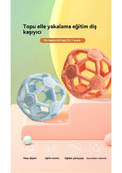 Silikon Bebek Dekompresyon Topu Çocuklar Için Eğitici Oyuncaklar (Yurt Dışından)
