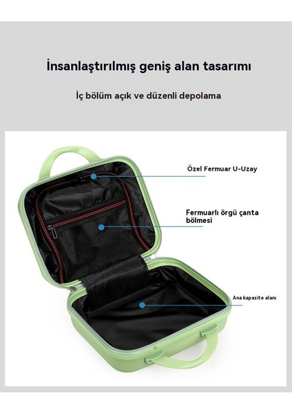 14 Inç Sevimli Ayı Taşınabilir Makyaj Çantası (Yurt Dışından) indirimleri