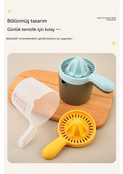 Mutfak Manuel Ölçek ile Elle Kavrama Limon Suyu Ayırıcı (Yurt Dışından)