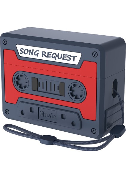 Sevimli Silikon Ins Vintage Bant Şekli Için Airpods 4 Nesil Kulaklık Seti (Yurt Dışından)