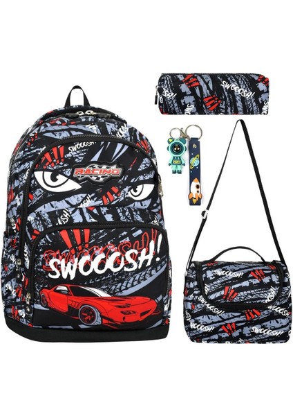 3 Bölmeli Erkek Okul Sırt Çantası Seti (Çanta Beslenme Kalemlik) fiyatları