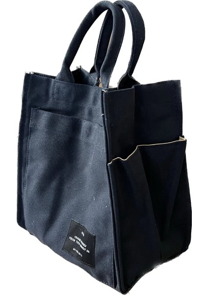 Tuval Çanta Çok Işlevli El Çantası (Yurt Dışından)