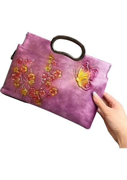 El Çantası, Küçük Kare Çanta, Vintage Bayan Yemek Çantası (Yurt Dışından)